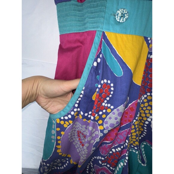 Jeanne Marc Vintage 80s Jumpsuit Sz Small‎ 8 / 10  Wearable Art eighties Rare - Picture 11 of 16